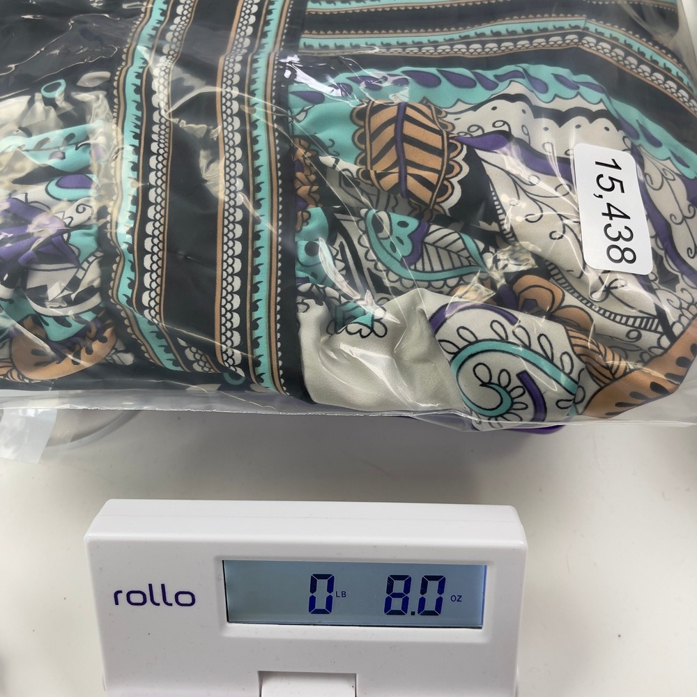 ICE Paisley Print Dress Women 12 Stretch Flowy Boho Indie Maximalist Y2K - Picture 12 of 14